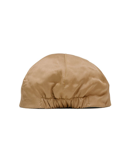 lost & found Found Feather Found Feather 2 Panel Trucker Cap Rayon Cotton Dyed Satin Brown