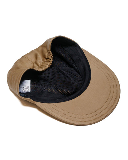 lost & found Found Feather Found Feather 2 Panel Trucker Cap Rayon Cotton Dyed Satin Brown
