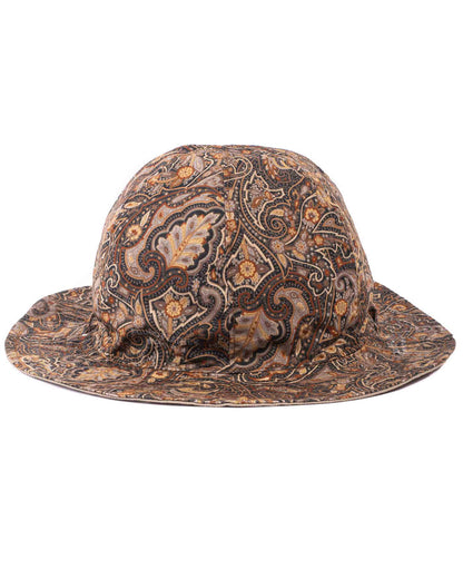lost & found Found Feather Found Feather Military Sun Hat (Reversible) Paisley + Yoryu Wasabi