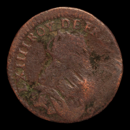 France, King Louis XIV, 1 Liard - 1669 to 1707 - France