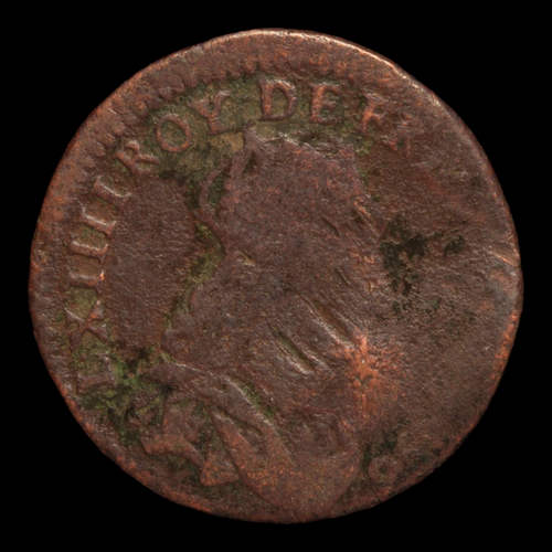 France, King Louis XIV, 1 Liard - 1669 to 1707 - France