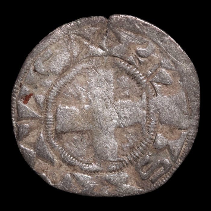 France, King Philip II Augustus, BI 1 Denier - 1180 to 1223 CE - France