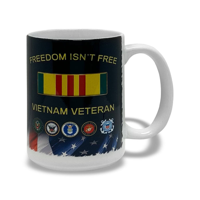 Freedom Isn't Free Vietnam Veteran Mug