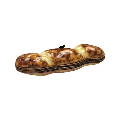 French Baguette Bread Limoges Box Porcelain Limoges food French Trinket Box