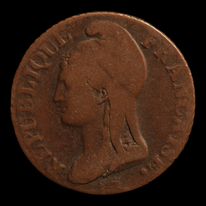 French First Republic, 5 Centimes - 1795 - France