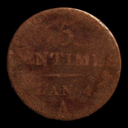 French First Republic, 5 Centimes - 1795 - France