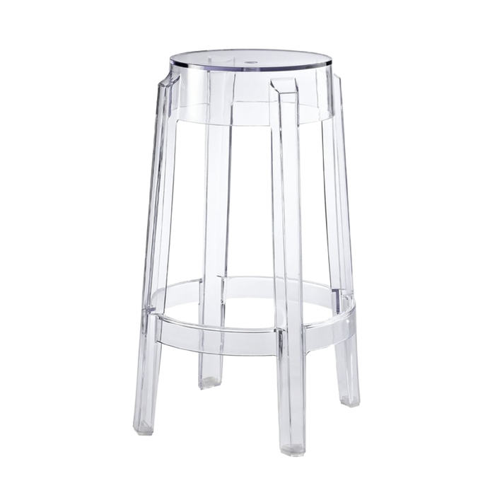 Ghost Armless Barstool