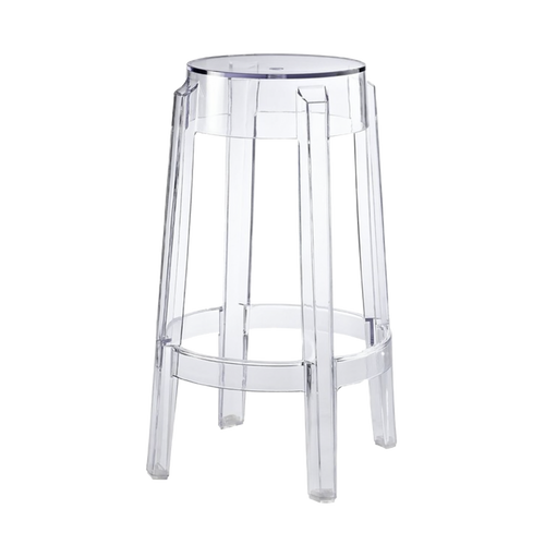 Ghost Armless Barstool