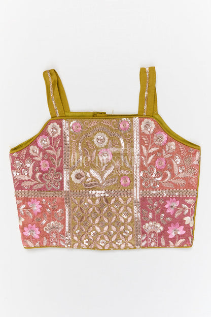 The Nesavu Girls Lehenga Choli Girls Lehenga Choli for Weddings and Pongal Celebrations Nesavu Nesavu girls modal silk lehenga choli for weddings and festive celebrations with embroidered yoke