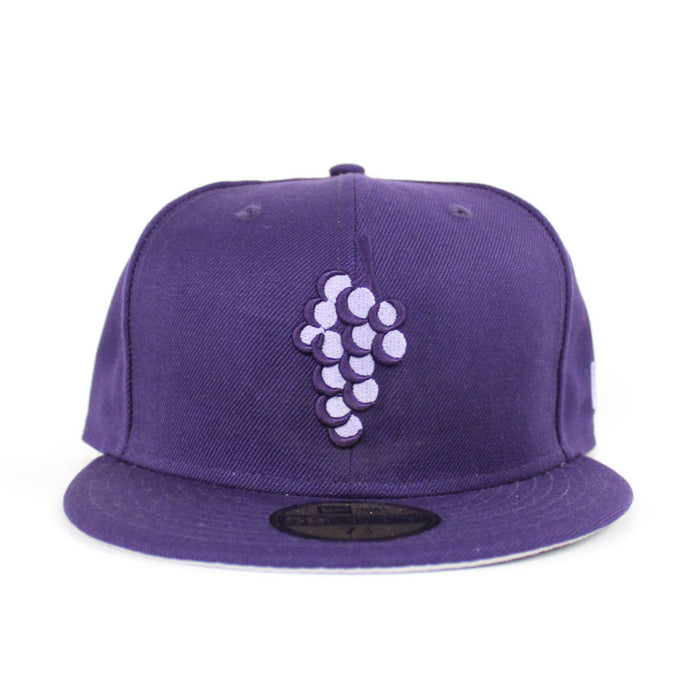 Grape New Era 59Fifty Fitted Hat (Purple Gray Under Brim)