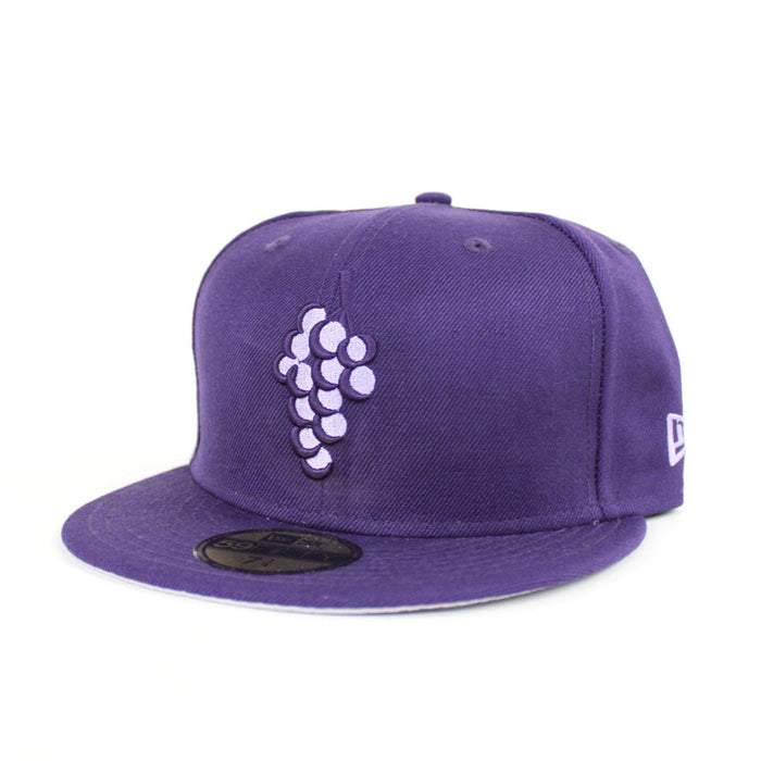 Grape New Era 59Fifty Fitted Hat (Purple Gray Under Brim)