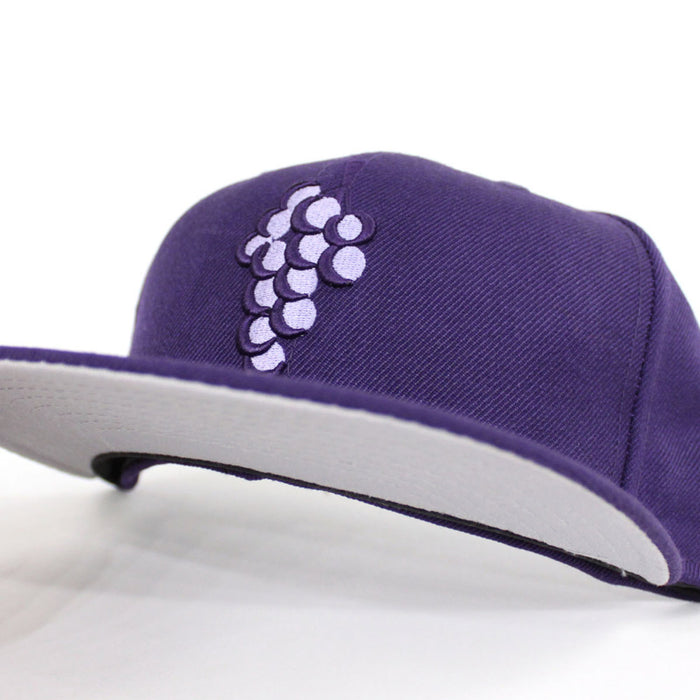 Grape New Era 59Fifty Fitted Hat (Purple Gray Under Brim)
