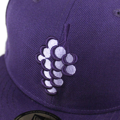 Grape New Era 59Fifty Fitted Hat (Purple Gray Under Brim)