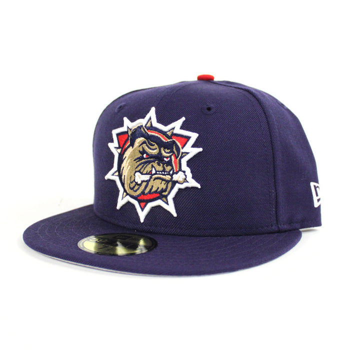 Hamilton Bulldogs New Era 59Fifty Fitted Hat (Gray Under Brim)