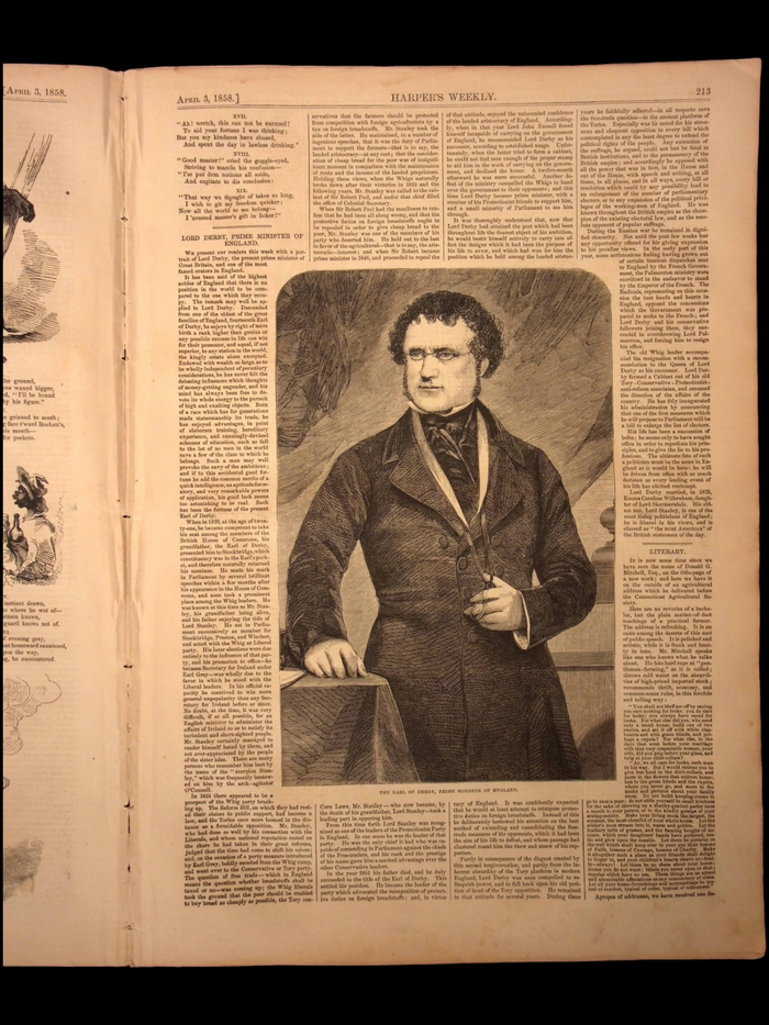 Harper's Weekly (From Bound Archival Volume) — Apr. 3rd, 1858