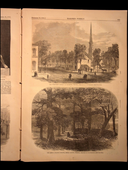 Harper's Weekly (From Bound Archival Volume) — Dec. 23rd, 1865