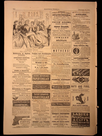 Harper's Weekly (From Bound Archival Volume) — Dec. 23rd, 1865