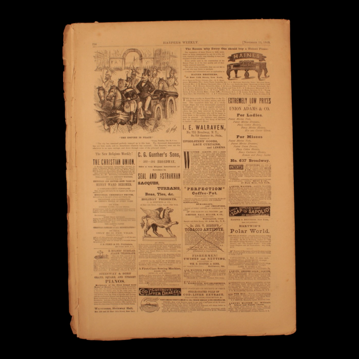 Harper's Weekly — Nov. 13th, 1869