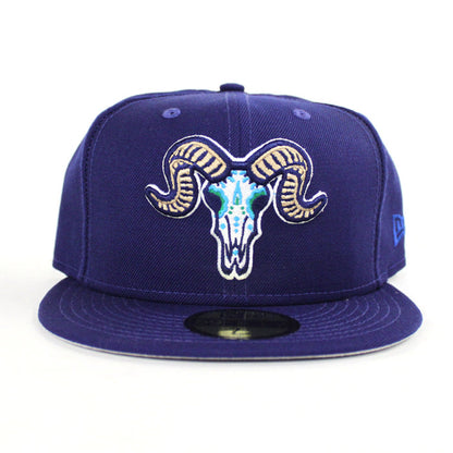 Hartford Yard Goats New Era 59Fifty Fitted Hat (Navy Gray Under Brim)