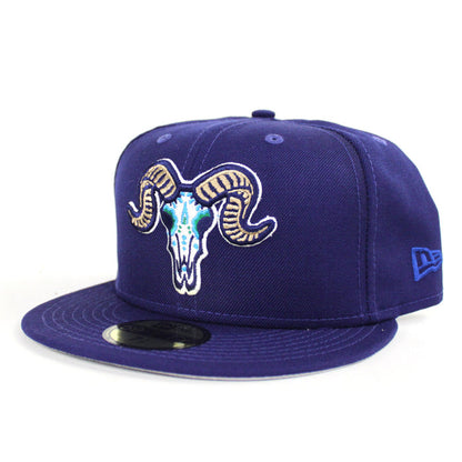 Hartford Yard Goats New Era 59Fifty Fitted Hat (Navy Gray Under Brim)