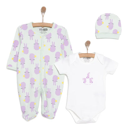 HelloBaby Newborn Baby Cute Elephant Jumpsuit - Ecru - ebebek - Black Friday
