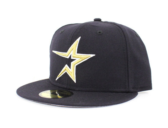Houston Astros 1999 Retro New Era 59fifty Fitted Hat (Navy Gray Under Brim)
