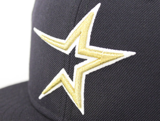 Houston Astros 1999 Retro New Era 59fifty Fitted Hat (Navy Gray Under Brim)