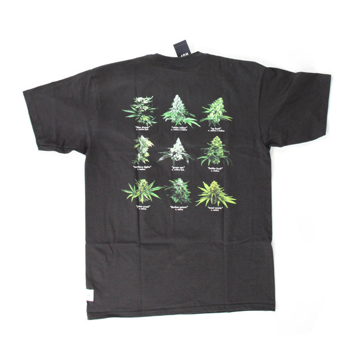 Huf Smokers Lounge Strains T-Shirt (Black)