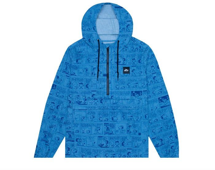 Huf x Peanuts spike indigo anorak