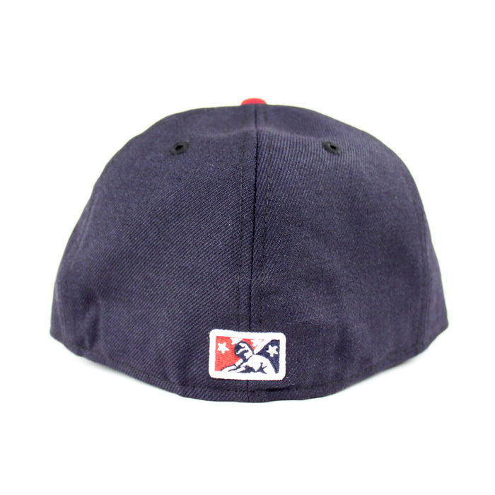 Idaho Falls Braves New Era 59Fifty Fitted Hat (Navy Green Under Brim)