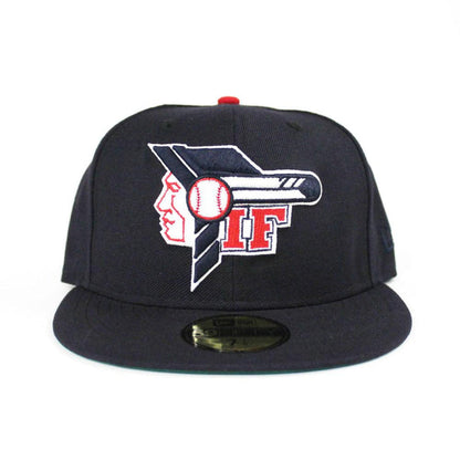 Idaho Falls Braves New Era 59Fifty Fitted Hat (Navy Green Under Brim)