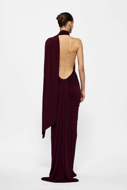 Haven Dress - Black Cherry