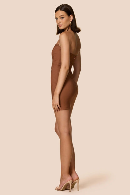 Nookie Zenya Mini Dress - Caramel