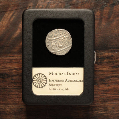 India, Mughal Empire, Emperor Aurangzeb, Silver Rupee - 1659 to 1707 CE - India