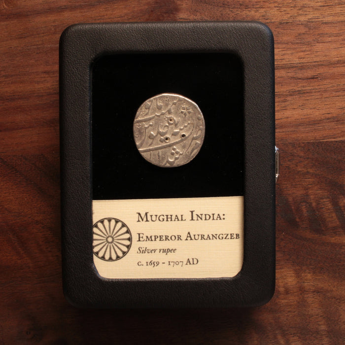 India, Mughal Empire, Emperor Aurangzeb, Silver Rupee - 1659 to 1707 CE - India