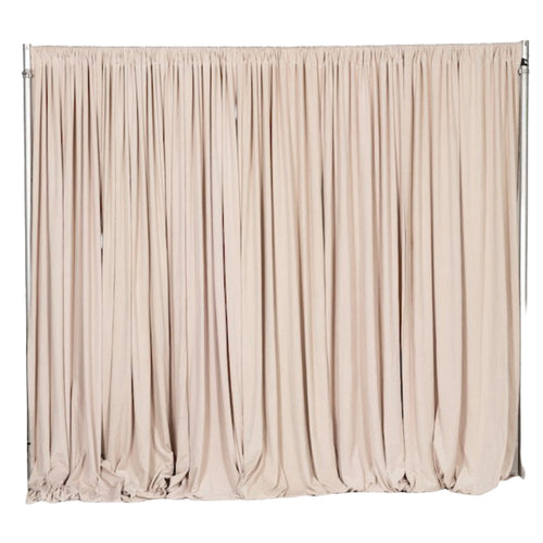 Ivory Velour Pipe and Drape 9'x16' Section