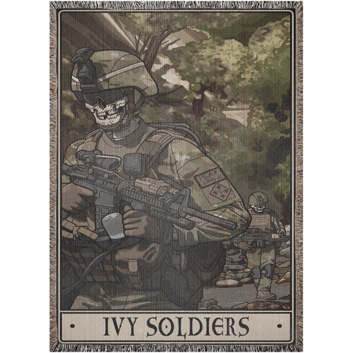 Ivy Soldiers Woven Blanket