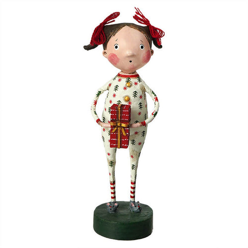 Jenny's Christmas Jammies Figurine by Lori Mitchell