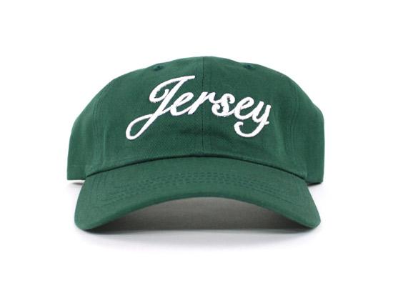 Jersey Script Dad Hat (Green White)