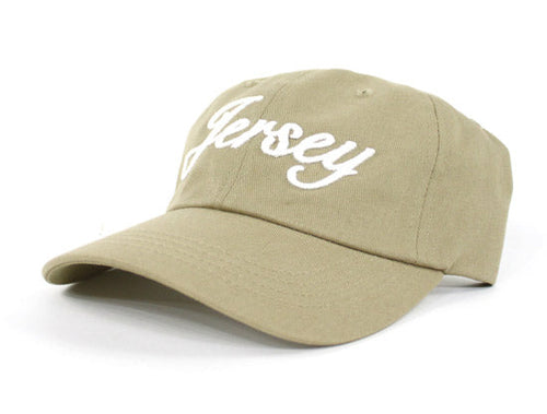 Jersey Script Dad Hat (Khaki)