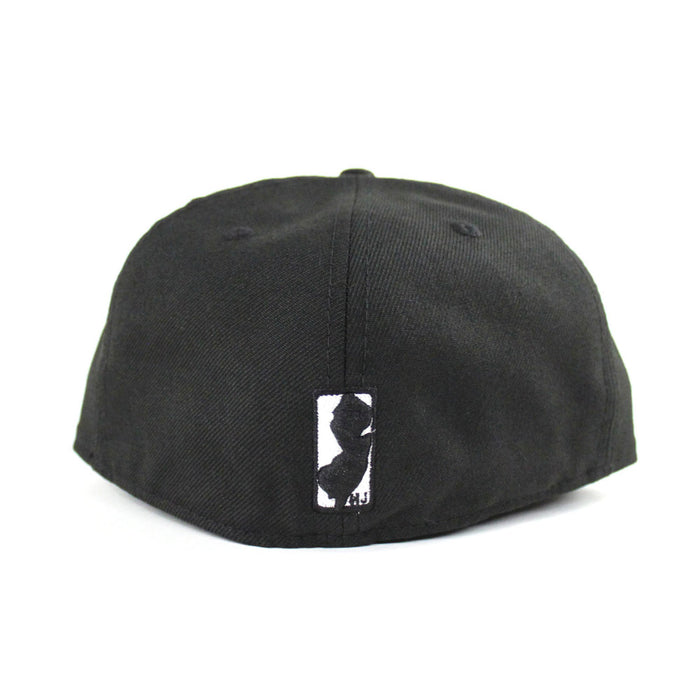 Jersey Script New Era 59Fifty Fitted Hat (Black Gray Under Brim)