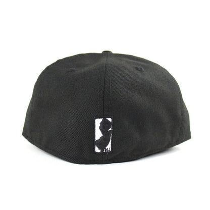 Jersey Script New Era 59Fifty Fitted Hat (Black Gray Under Brim)