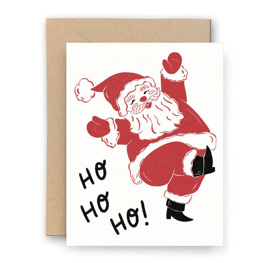 Jolly Santa Holiday Card