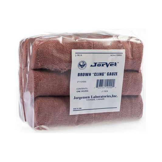 JorVet Brown Cling Gauze - Pittsboro Feed