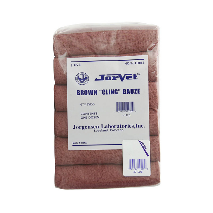 JorVet Brown Cling Gauze - Pittsboro Feed