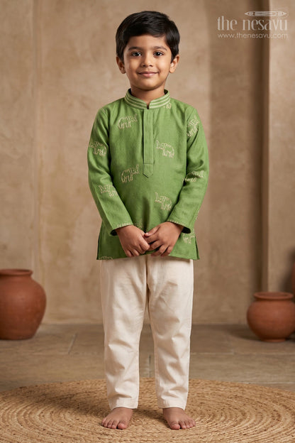 Kids Boys Kurta Set for Ethnic Celebrations and Festive Wear