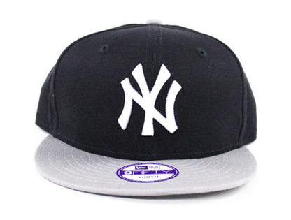 KIDS New York Yankees New Era 9Fifty Snapback Hat (Navy Gray)