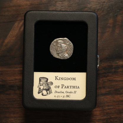 Kingdom of Parthia, Orodes II Silver Drachm - c. 57 to 37 BCE - Ancient Persia