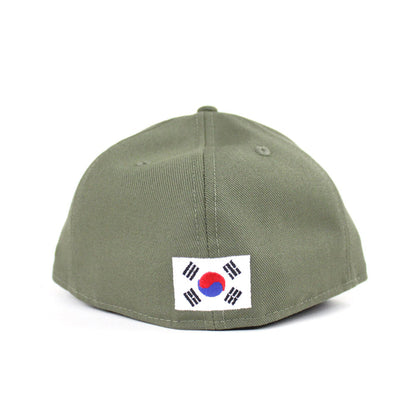 Korea New Era New Era 59Fifty Fitted Hat (Oilve Gray Under Brim)