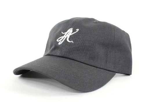 LA Dad Hat (Dark Gray White)